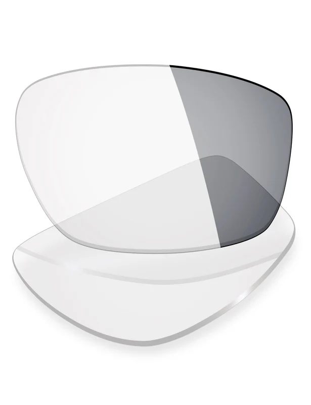 Custom Prescription Lenses for Oakley Sliver Foldable OO9246 Trivex® Titanium Mirrored Photochromic / Trivex®