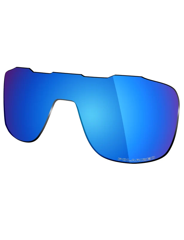 Oakley Crossrange Shield OO9387 Replacement Lenses by MRY Ice Blue Mirrored / HD Polarized Plus