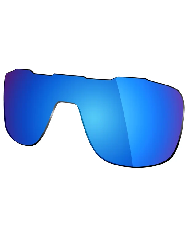 Oakley Crossrange Shield OO9387 Replacement Lenses by MRY Ice Blue Mirrored / HD Polarized
