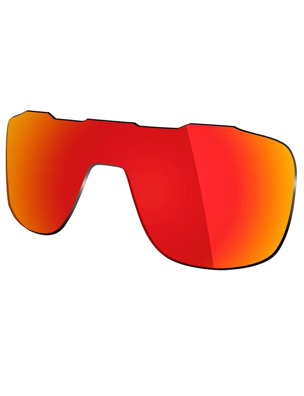 Oakley Crossrange Shield OO9387 Replacement Lenses by MRY Fire Red Mirrored / Non-polarized