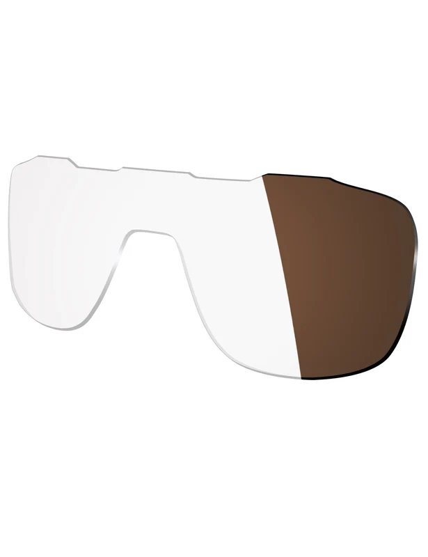 Oakley Crossrange Shield OO9387 Replacement Lenses by MRY Brown Photochromic Anti Blue Light / Photochromic