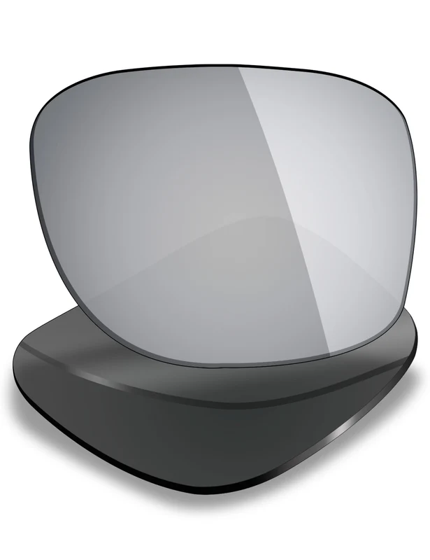Under Armour Hustle Replacement Lenses by MRY Silver Titanium Mirrored / Non-polarized