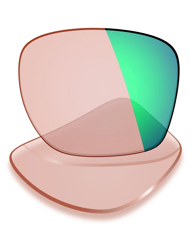 Custom Prescription Lenses for Oakley Sylas Asian Fit OO9448F 58mm Trivex® Performance Green Mirrored Photochromic / Trivex®