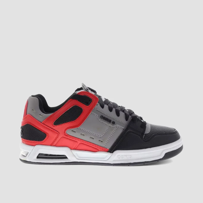 Osiris Peril Shoes - Grey/Red 11uk / Grey/Red