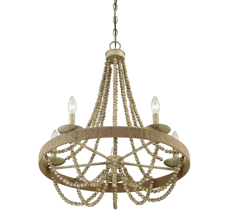 Meridian Five Light Chandelier