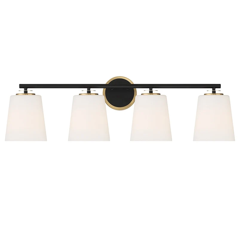 Meridian Four Light Bathroom Vanity