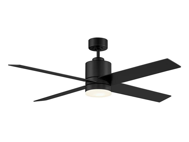 Meridian 52" Ceiling Fan Matte Black