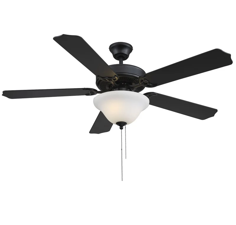 Meridian 52" Ceiling Fan Matte Black