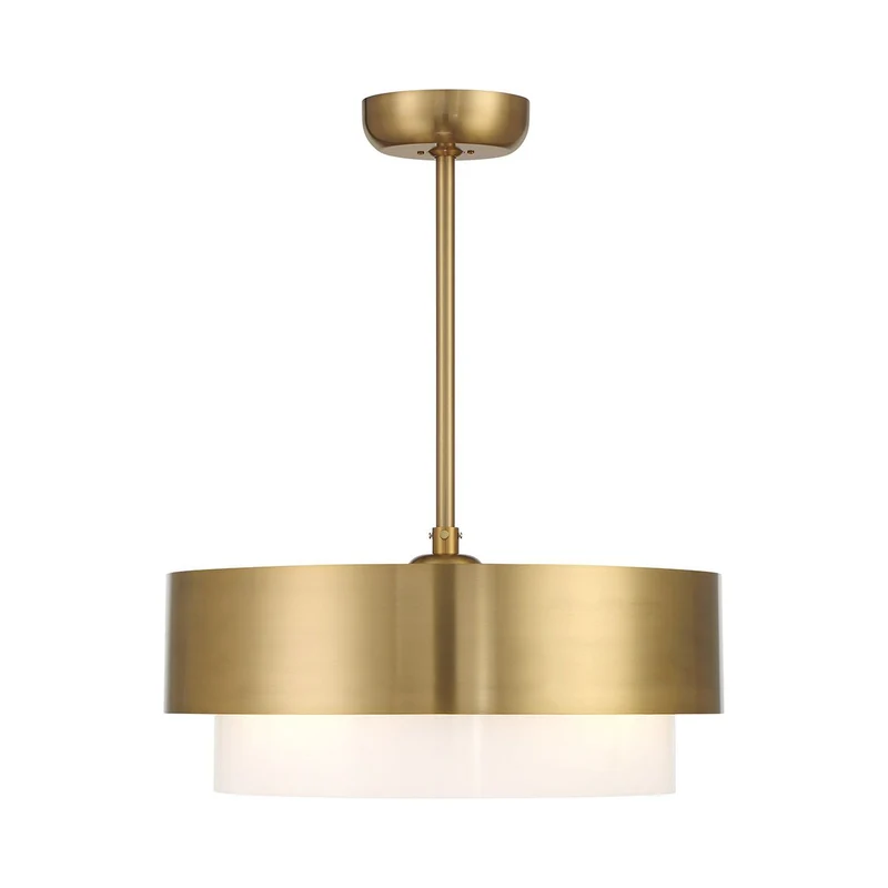 Diana Fan D'Lier Warm Brass