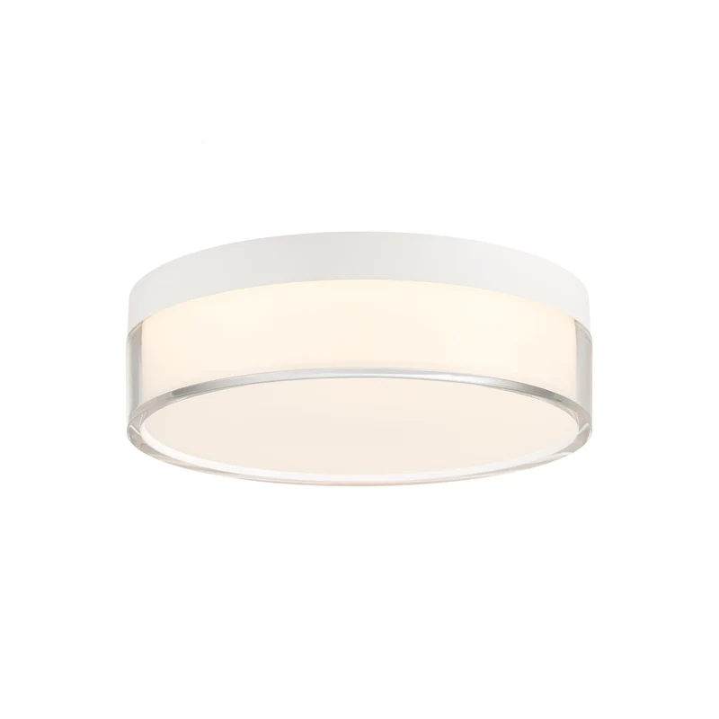Clarion 5CCT LED Acrylic Ceiling Light White / 7"