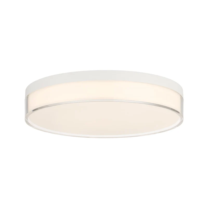 Clarion 5CCT LED Acrylic Ceiling Light White / 11"