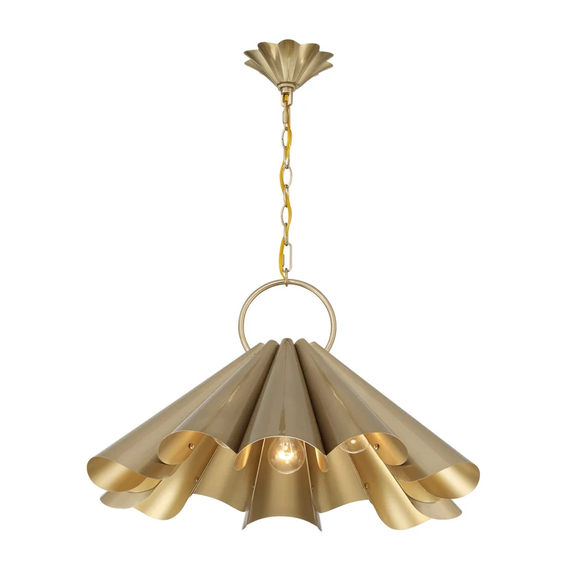 Vinton Pendant Noble Brass