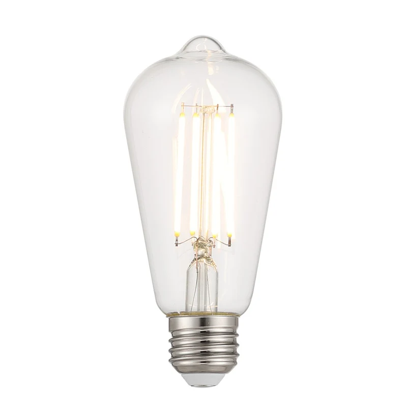 7.5W E26 ST18 2700K Clear Dimmable Bulb