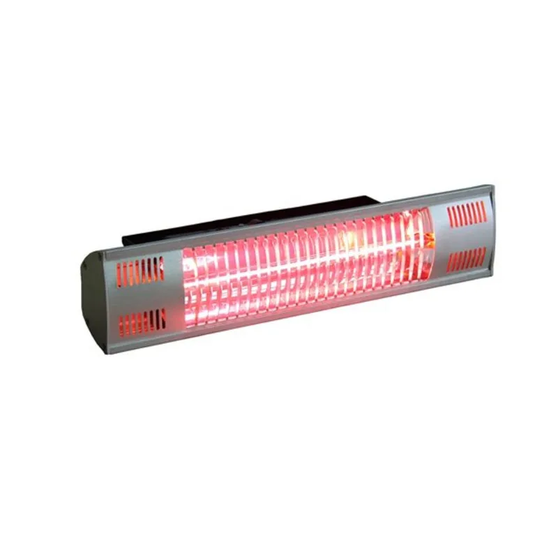EnerG+ Wall-Mount Infrared Electric Patio Heater - 5,100 BTU - 3.92-in - Silver