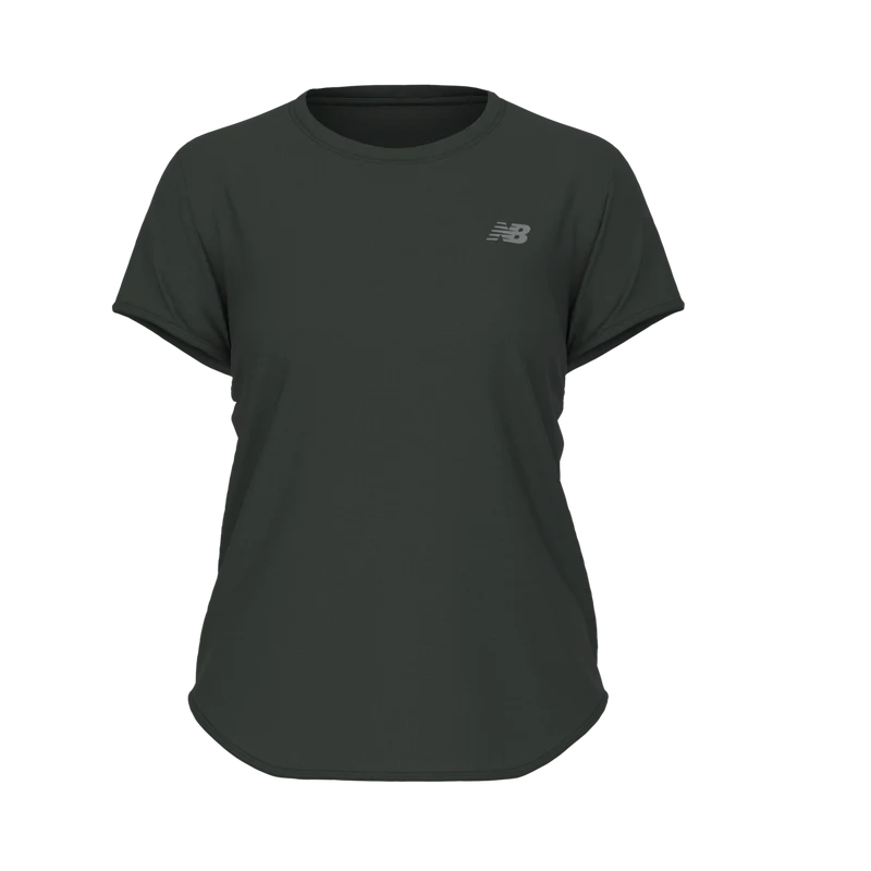 New Balance Women's Sport Core Heather T-Shirt Dark Ivy Vine Heather / XL