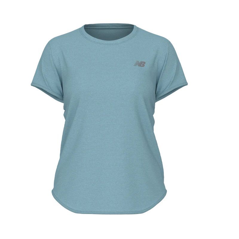 New Balance Women's Sport Core Heather T-Shirt Cloud Blue Heather / XL