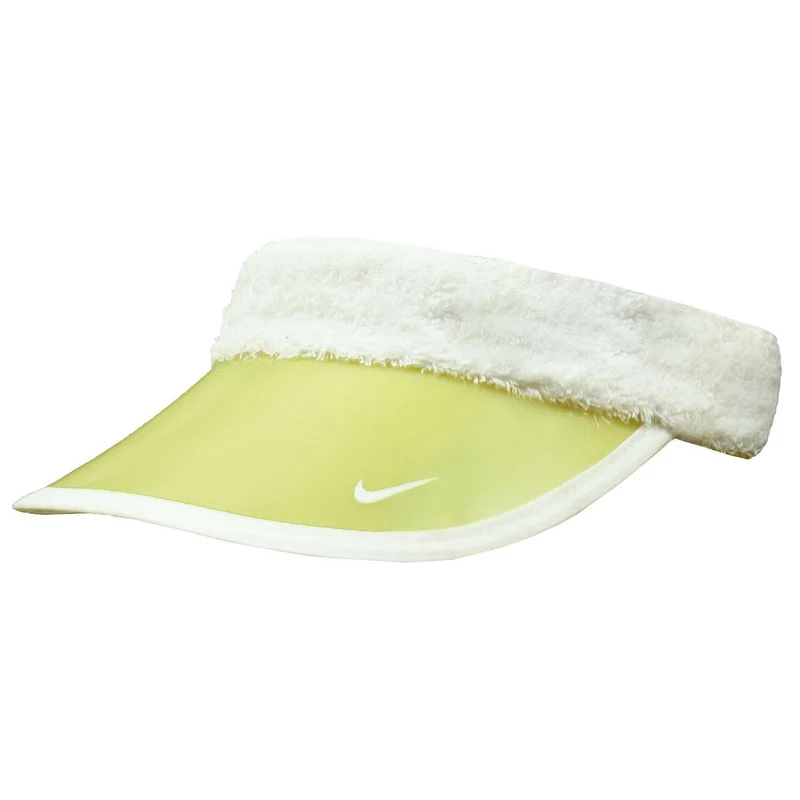 Nike Elasticated Golf Tennis Yellow/White Womens Visor 540076 721 One Size