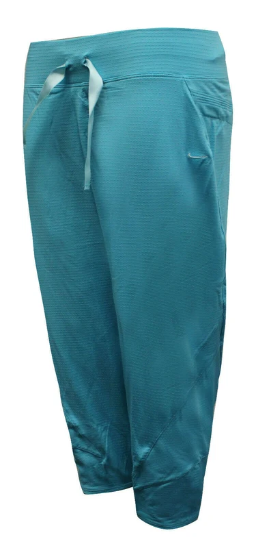 Nike Fit Dance Knit Womens Aqua Capri Pants 18-20