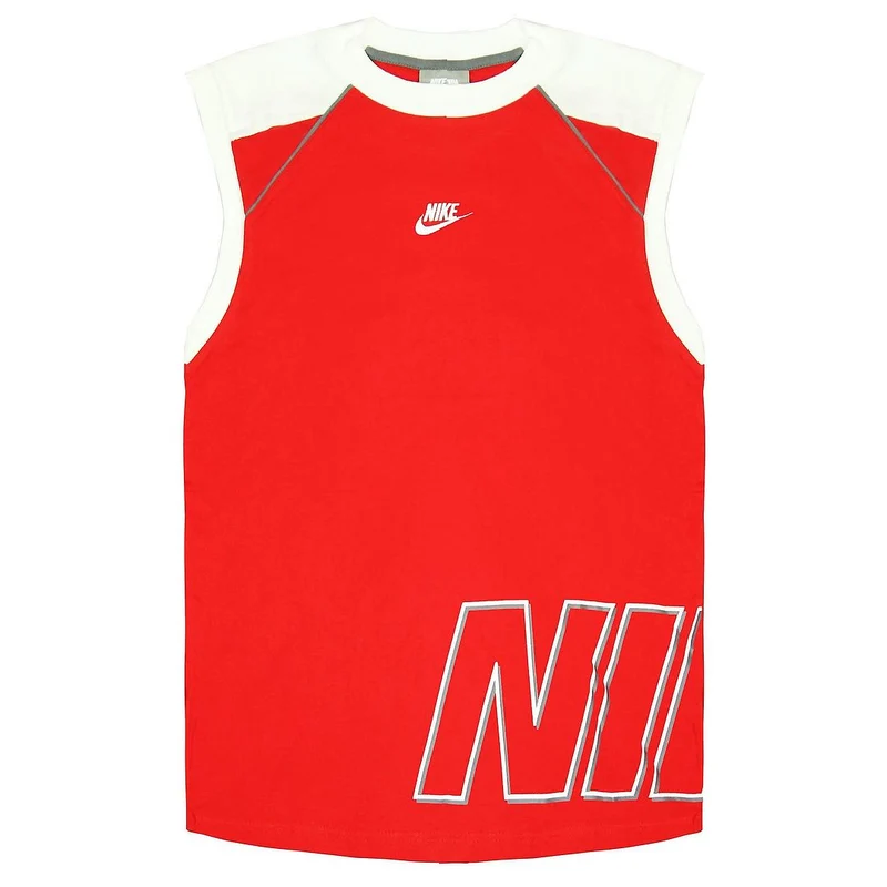 Nike Active Kids Red/White Tank Top XL