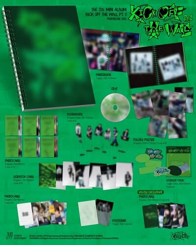 Kickflip - KICK OFF THE WALL PT.1 [PHOTOBOOK Ver.] New / CD / KICK OFF THE WALL PT.1 [PHOTOBOOK Ver.] Jyp Ent / Republic