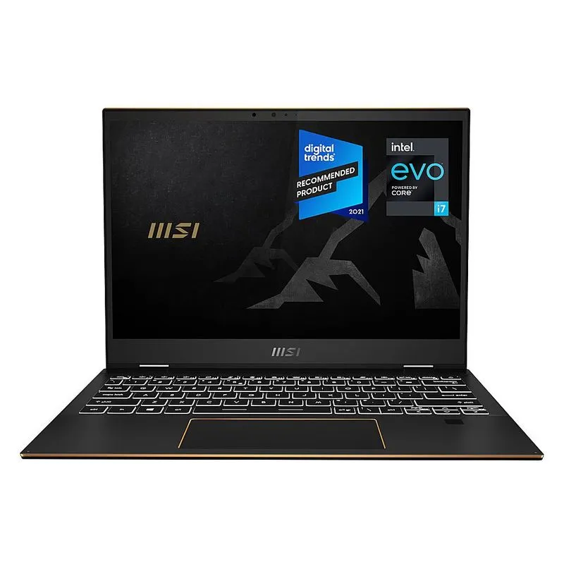 Summit E13 Flip 13.4" 2in1 Touch Laptop- I7-1185g7 - Irisxe 16gb Memória 512gb Ssd - Win10 With Msi Pen - Preto-summite13023