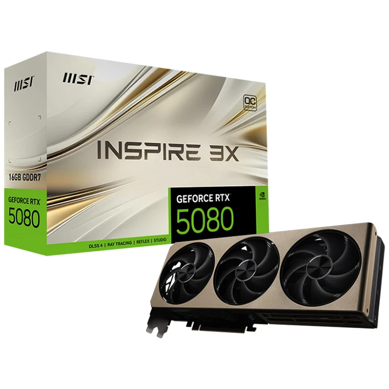 MSI GeForce RTX 5080 16G Inspire 3X OC Graphics Card (GeForce RTX 5080 16G INSPIRE 3X OC) Umart Online