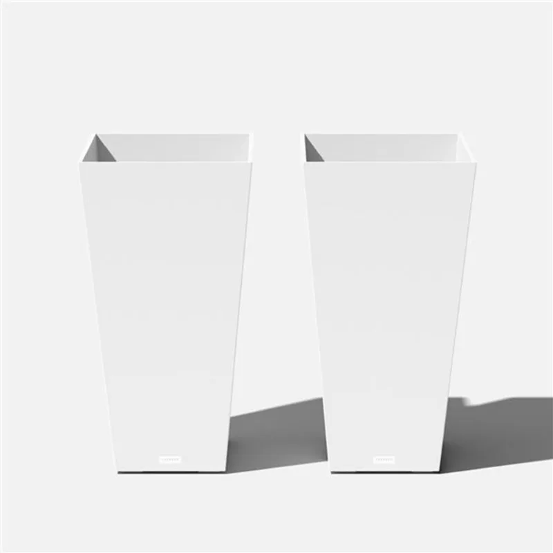 Veradek Pure Series Midland 30-in Plastic Planter - White - 2/Pk