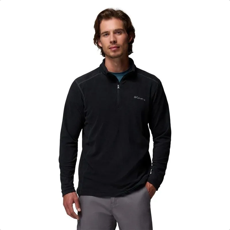 Blusa Columbia Masculina Fleece Klamath Range II Half Zip P / Preto