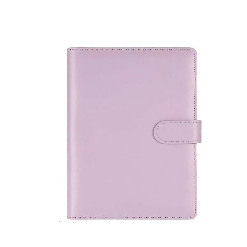 A6 Macaron Loose-leaf Ledger, Pu Leather Small Fresh Hand