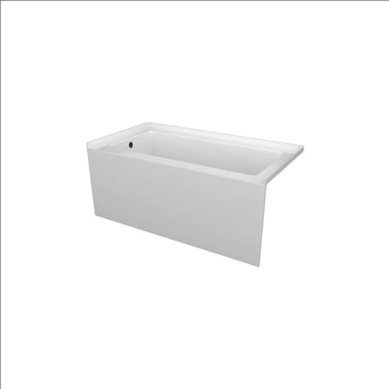 Valley Bath & Kitchen AYLA SKLH 60 x 30-in Rectangular White Acrylic Skirted Bathtub