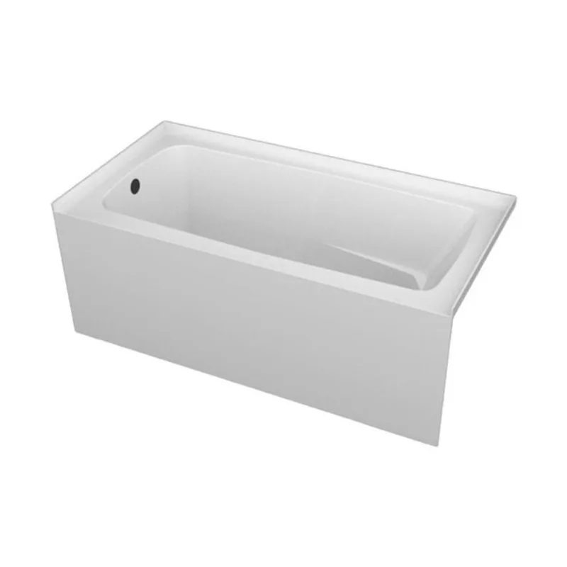Valley Bath & Kitchen SOREL SKLH 60 x 32-in Rectangular White Acrylic Skirted Bathtub