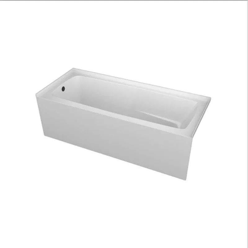 Valley Bath & Kitchen SOREL SKLH 72 x 32-in Rectangular White Acrylic Skirted Bathtub