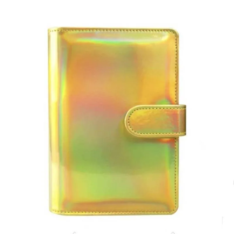 23pcs A6 Colorful Binder Hand Ledger, Laser Macaron Pu
