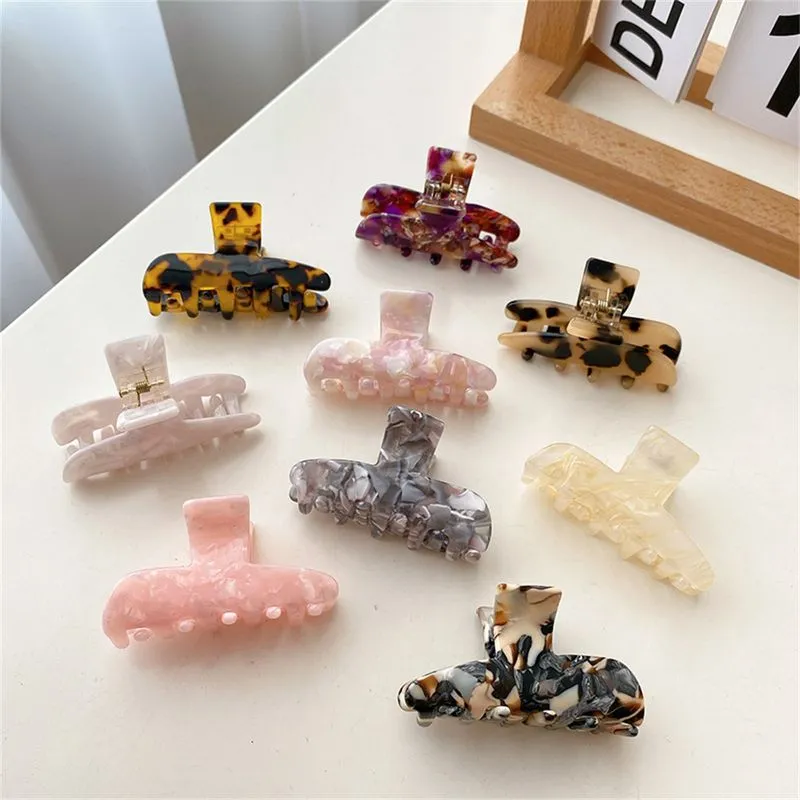 9pcs Acetic Acid Plate Hairpin, Senior Lovely Korean Style