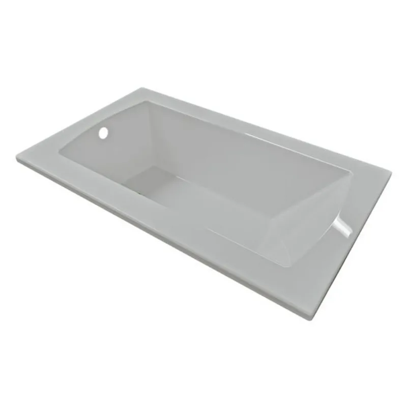 Valley Bath & Kitchen CEREN DI 60 x 36-in Rectangular Drop-in White Acrylic Bathtub