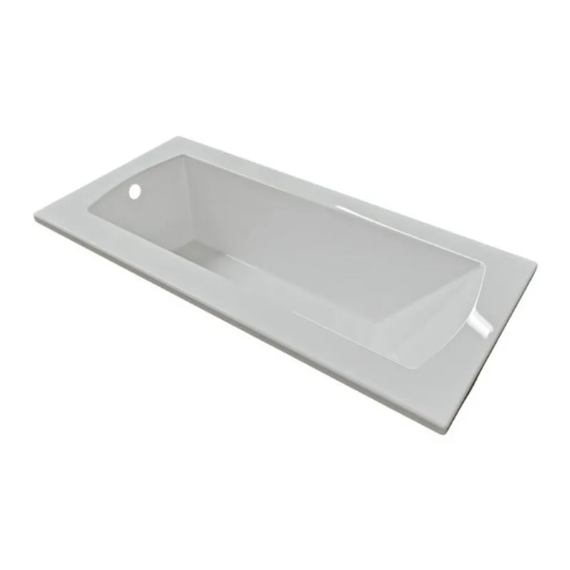 Valley Bath & Kitchen CEREN DI 66 x 32-in Rectangular Drop-in White Acrylic Bathtub
