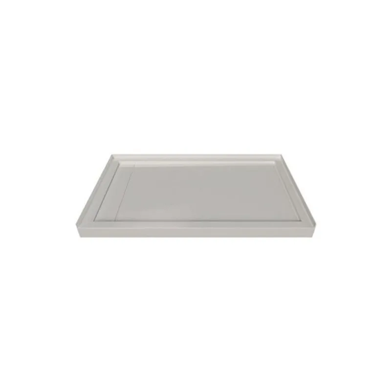 Valley Bath & Kitchen Shower Base in Acrylic Single Threshold with Left Drain 42 W x 66-in L