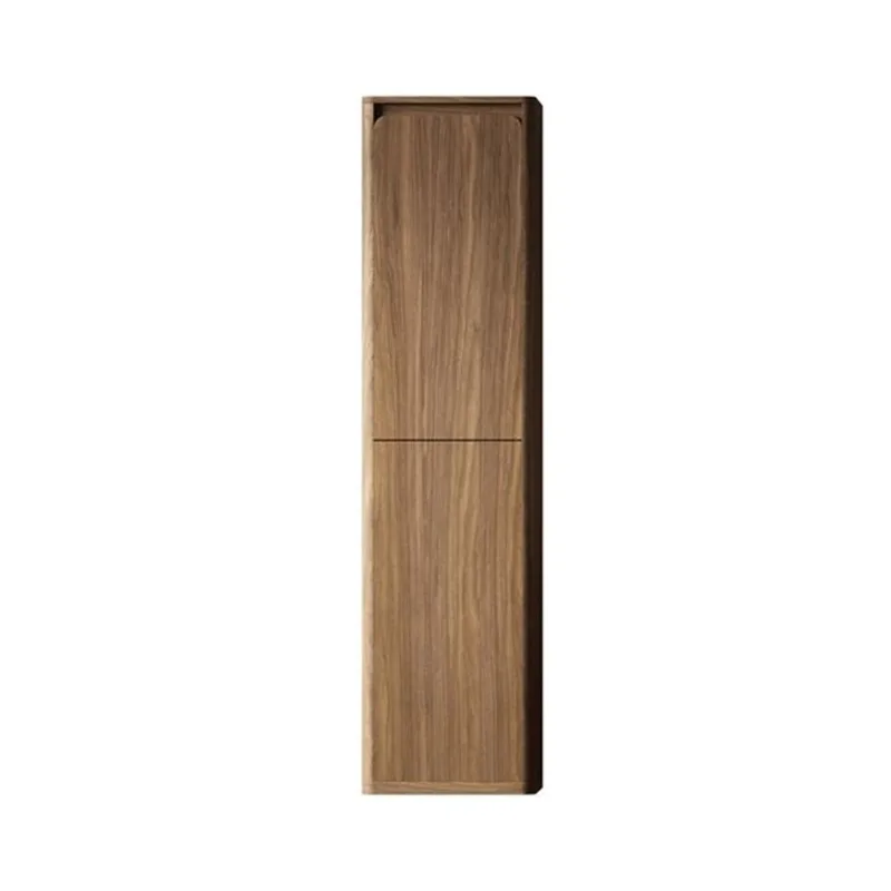 GEF Elaina 16-in x 12-in x 63-in Wall-Hung Linen Cabinet in Walnut with Reversible Door Hinge