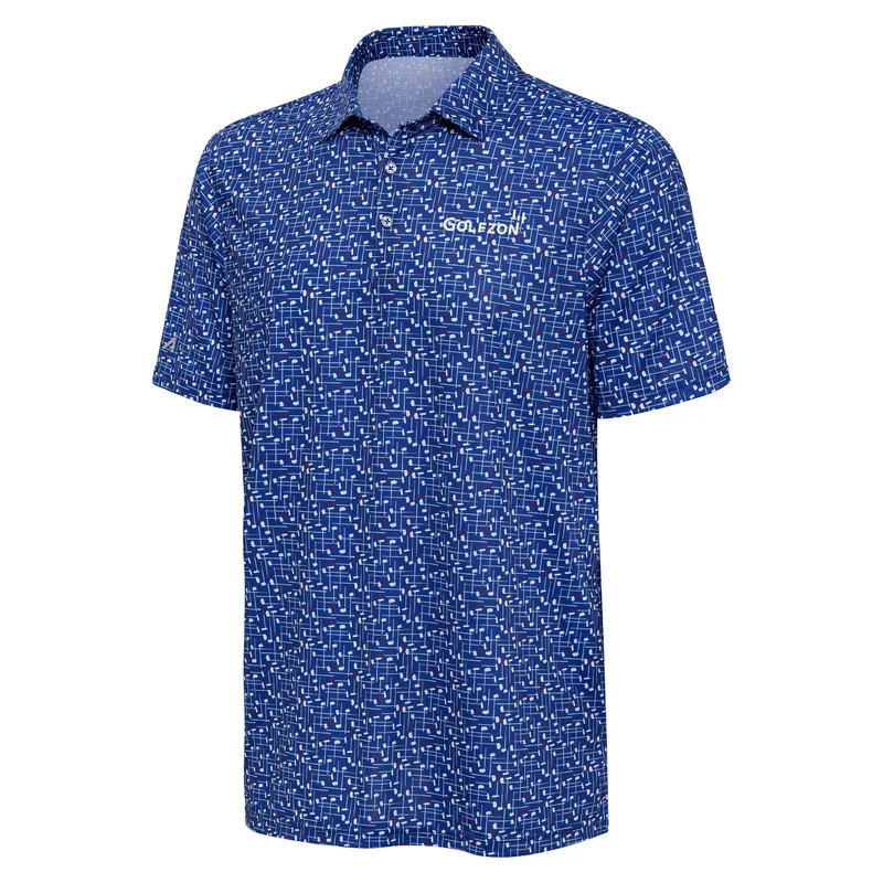 GOLFZON Stix Polo Dark Royal Multi / XL