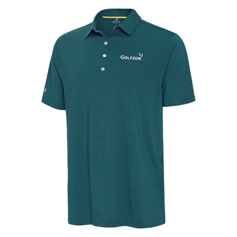 GOLFZON Twine Four Button polo Perennial Green/New Navy / LG