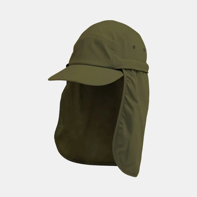 Tilley Men's Cap with Sun Sheild Cape in Nylon Large/X-Large Size - Olive