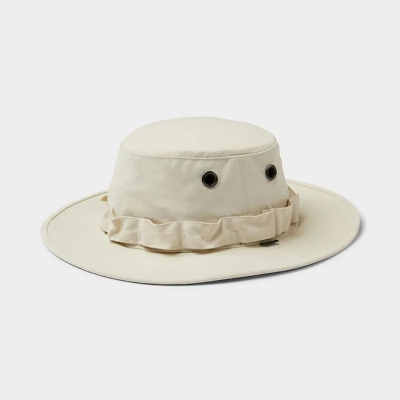 Tilley Men's Canyon Bucket Hat Water Repellent Small Size - Light Stone