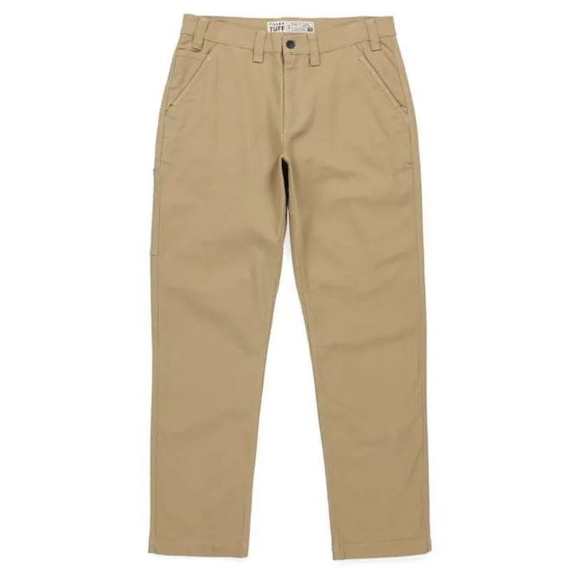 Tilley Tuff Utility Pant in Cotton for Men with 5 Pockets 38 x 34 - Tan