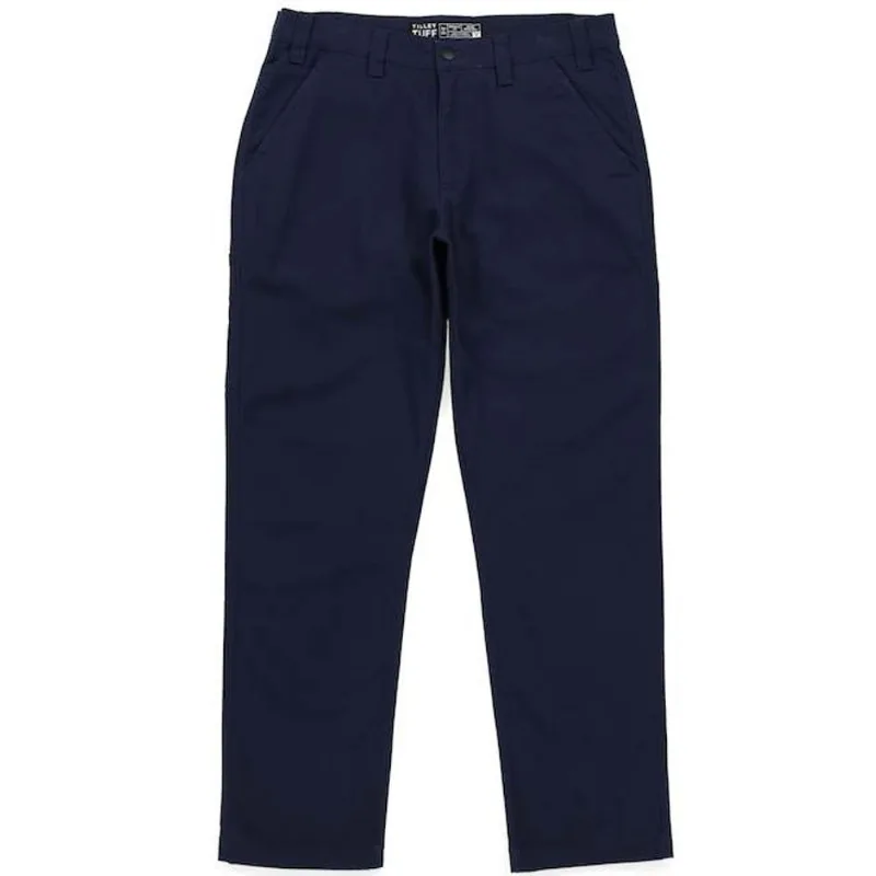Tilley Tuff Utility Pant in Cotton for Men with 5 Pockets 30 x 32 -Navy