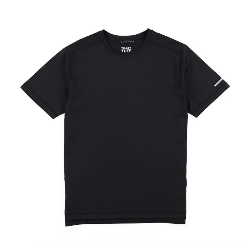 Tilley Tuff Men's T-Shirt in Stretchable Black Nylon - 3X-Large