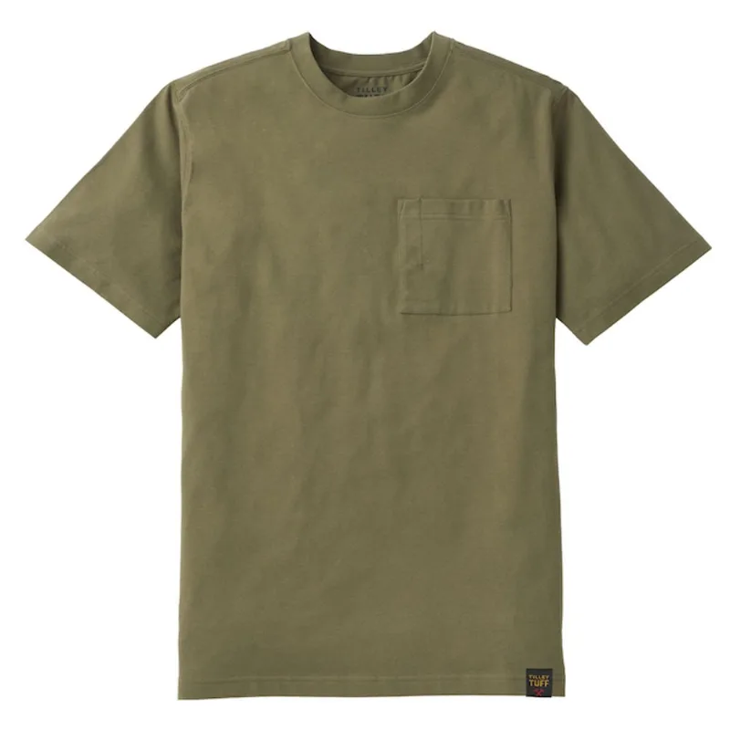 Tilley Tuff Legacy Sage Green Cotton T-Shirt for Men - Small
