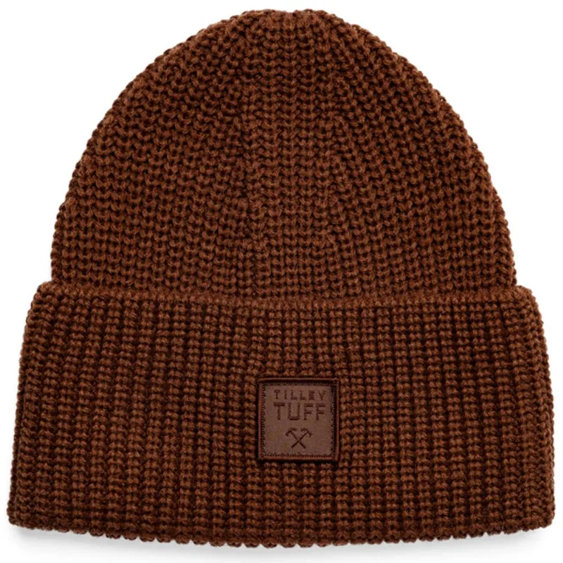 Tilley Tuff Wool Cuffed Beanie for Women - Small - Khaki