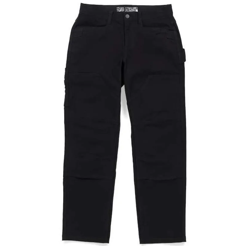Tilley Tuff Cargo Pants for Women in Black Cotton with 6 Pockets - 14