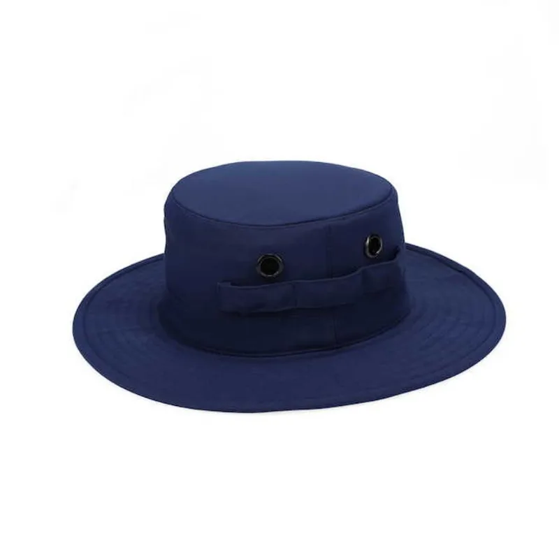 Tilley Tuff Brimmed Hat for Women in Navy Nylon with Vented Eyelets - Medium