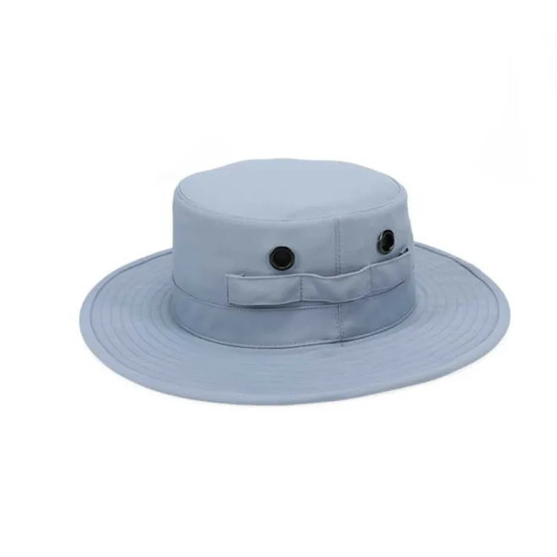 Tilley Tuff Brimmed Hat for Women in Blue Nylon with Vented Eyelets - Small